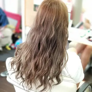 ロング 植田 /エクステ /ブリーチ/髪質改善のヘアスタイル