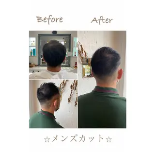 カラー パーマ メンズ 美容室 ソンリエのヘアスタイル
