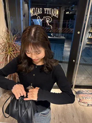 ロング miyu/ハイライト ブリーチモデル募集中のヘアスタイル