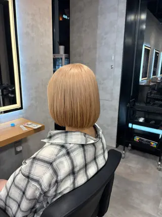 ロング カラー パーマ ヘアアレンジ 透明感ブリーチカラー 🌈TOMOHIROのヘアスタイル