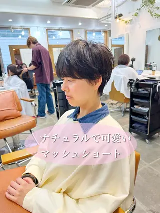 ショート newline銀座所属・👑銀座ショート/ 絶壁補正/金子涼👑のヘアスタイル