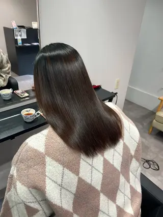 ミディアム パーマ 庄内＊三国baron ANJUのヘアスタイル