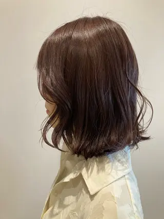 ミディアム カラー 髪質改善✨ 風間里咲【西荻窪】のヘアスタイル