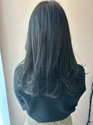ロング カラー hub hair レイヤー/透明感のヘアスタイル