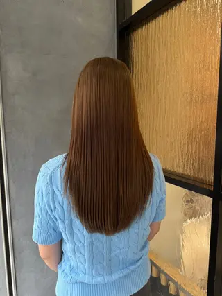 ロング カラー キタヤマ アオイのヘアスタイル
