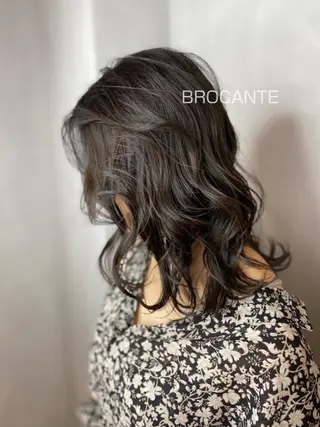 セミロング カラー L’atelier BROCANTE （ラトリエ　ブロカント）所属・BROCANTE立川 karasawa.nのヘアスタイル