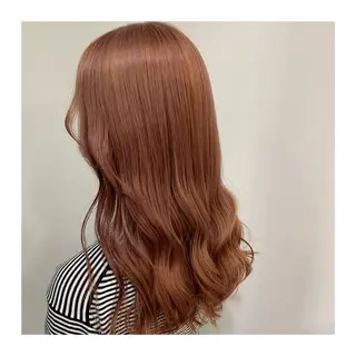 ロング カラー あべ ゆうかのヘアスタイル