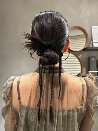 セミロング ヘアアレンジ デザイン/アレンジ ❤︎イシイレイのヘアスタイル