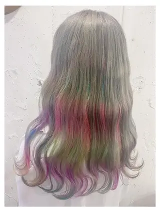 ロング カラー GARU-ガル-所属・TSUNO🦖 派手髪/オタク美容師のヘアスタイル