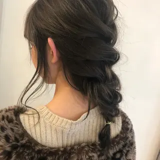 カラー ヘアアレンジ GLROW haruhiのヘアスタイル