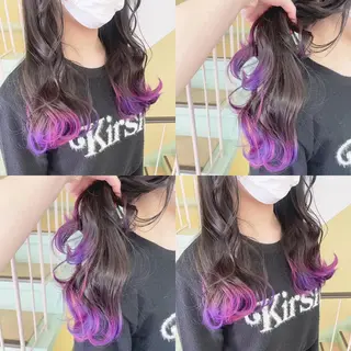 カラー 渋谷:インナーカラー ／🍒エリカ🍒のヘアスタイル