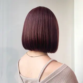 ミディアム 盛れる暖色🎀ガーリ ーヘア🎀きっかのヘアスタイル