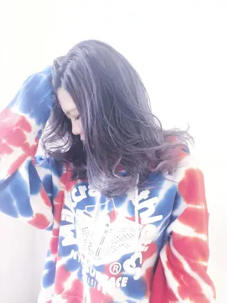 セミロング 寺山 靖晃のヘアスタイル