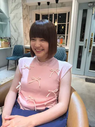 ミディアム 髪質改善/ボブ /韓国/erikoのヘアスタイル