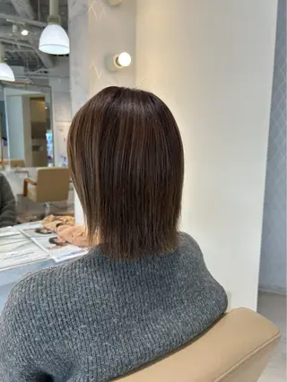 ミディアム ヘアメイクwill野田阪神店所属・石井 悠のヘアスタイル