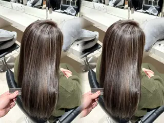 ロング 縮毛矯正/髪質改善/ 斉藤春のヘアスタイル