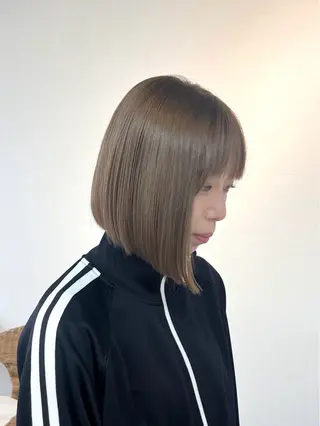 ミディアム 🧸🤍船橋/ボブ /toto.Momoのヘアスタイル