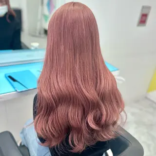 ミディアム カラー 🎀🧁ダメージレス 艶髪カラー🧁🎀のヘアスタイル