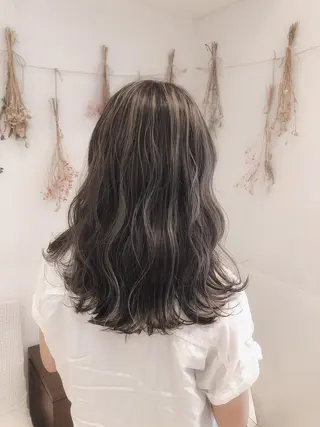 セミロング カラー はだゆうき @hadadan08のヘアスタイル