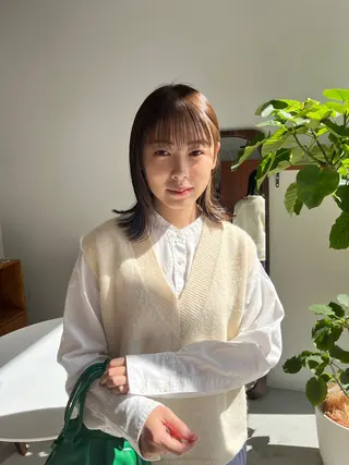 ミディアム 加藤 悠真のヘアスタイル