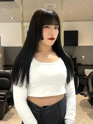 ロング カラー AI TOKYO　S所属・mizuki 【韓国レイヤー】のヘアスタイル