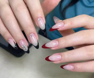 ネイル By moonネイル 🌷ワンホン/韓国風のネイルデザイン