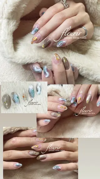 ネイル フルリール 【プライベートサロンのネイルデザイン