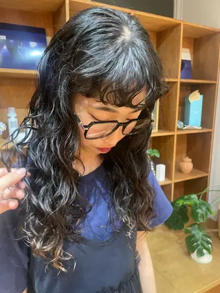 ロング chihiro / ミディアムカットのヘアスタイル