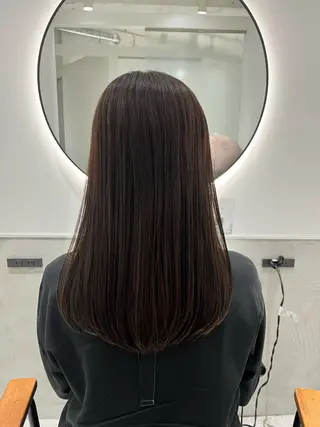 ミディアム 髪質改善/レイヤー× 縮毛矯正🤍maiのヘアスタイル