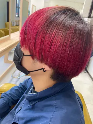 ショート カラー 大内 カオリのヘアスタイル