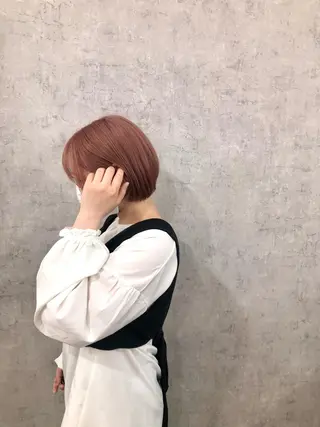 ショート カラー パーマ ヘアアレンジ メンズ キッズ ネイル マツエク・マツパ eir心斎橋店所属・エビスザキレン/メン ズ/心斎橋🌳のヘアスタイル