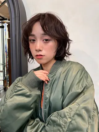 ショート パーマ MINX中村 公亮/デザインパーマのヘアスタイル