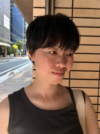 ショート デザインカット/ パーマ/nanaのヘアスタイル