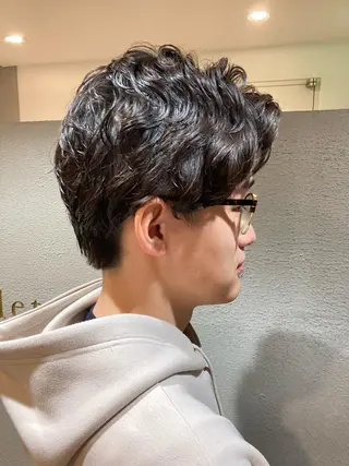 パーマ メンズ 豊中/メンズ特化 岡田 龍之介のヘアスタイル