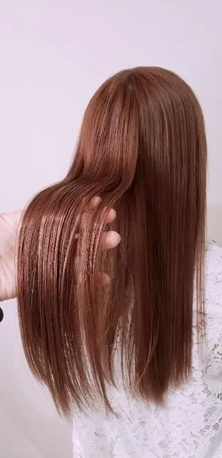 カラー セミロング 【髪質改善美容師】t occa茨木篠原健太のヘアスタイル