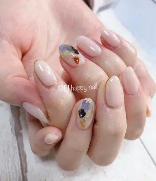 ネイル 北浦和 自爪育成ケアのネイルデザイン