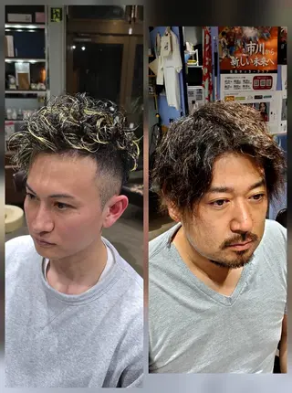 パーマ メンズ CHAINON(シェノン)所属・佐々木 俊介のヘアスタイル