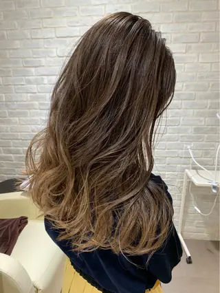 ロング 🩵顔まわり似合わせ 久保田せな🩵のヘアスタイル