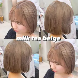 ショート カラー 岡野 静華のヘアスタイル