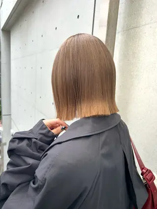 ミディアム 髪質改善/艶カラー/ 渋谷  RISA💛のヘアスタイル