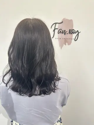 ミディアム カラー 🎀艶ブリーチカラー 🎀Fan.🎀秋山のヘアスタイル