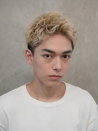 パーマ メンズ 原宿 フェザーパーマ fifth イノウエのヘアスタイル