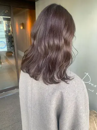 セミロング カラー ブリーチ/アレンジ 天満/chihiroのヘアスタイル