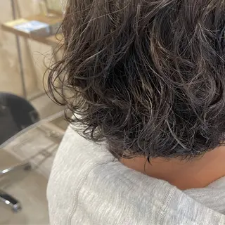 ショート カラー ENIEN MAKE'S 立川所属・綾/ベージュカラー /パーマ🩰のヘアスタイル