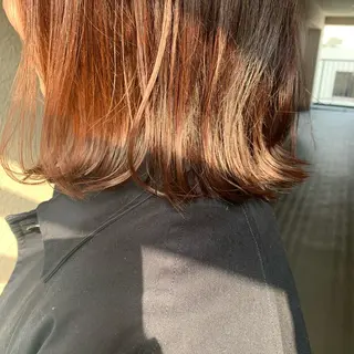 ミディアム カラー chouette/ 根本優希のヘアスタイル