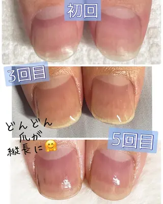 カラー メンズ ネイル Chérinail 爪のお手入れのネイルデザイン