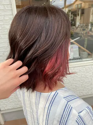 カラー 🪼高評価🪼 💎柴崎の藤咲💎のヘアスタイル