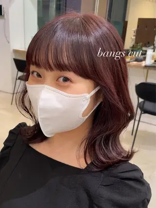 ミディアム レイヤー/顔まわり /亀戸錦糸町/なつきのヘアスタイル