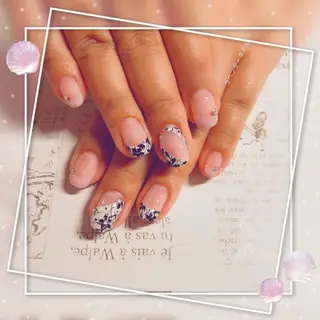 ネイル ラベンダー💖日暮里 ルル💖ネイルのネイルデザイン