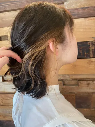 ミディアム カラー Brat hair salon所属・梅田 るいこのヘアスタイル